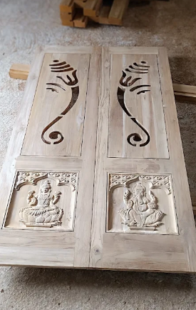 WPC doors at hardware store in Devanhalli
